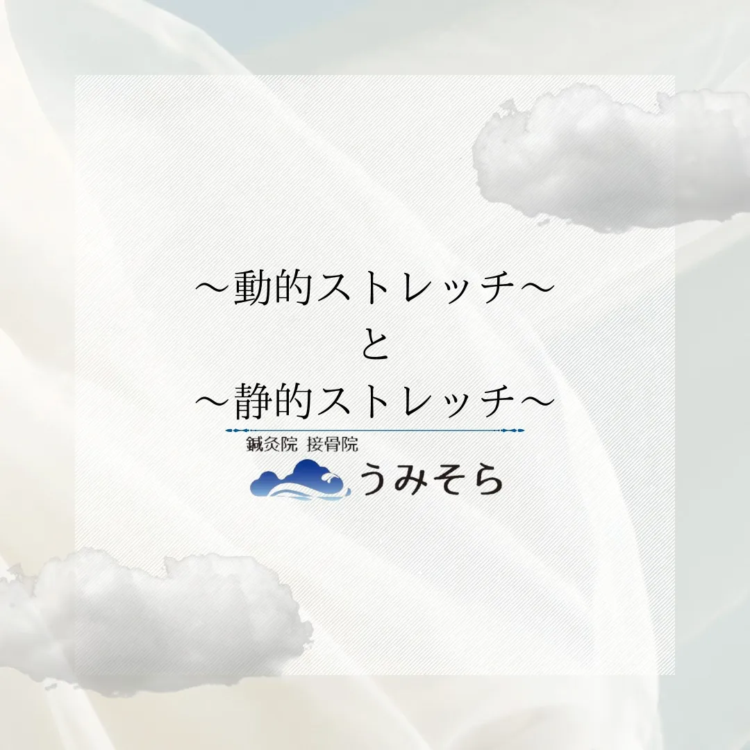 【動と静のストレッチ】