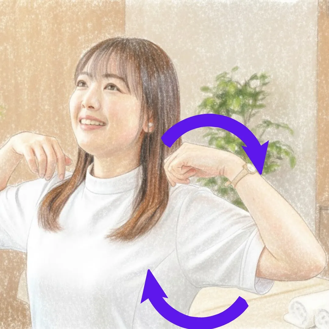 【肩こり対策!自宅ストレッチ!】