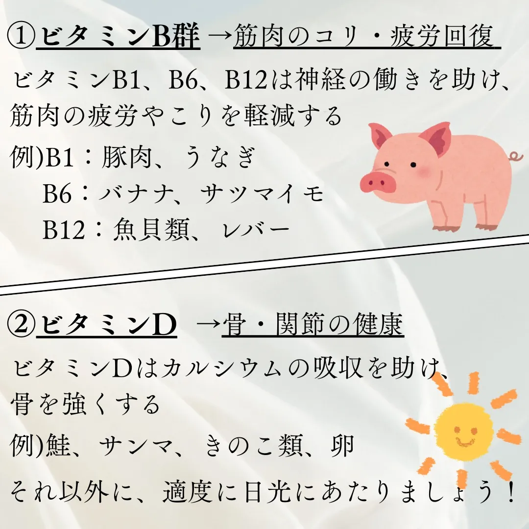 【整体とビタミン】