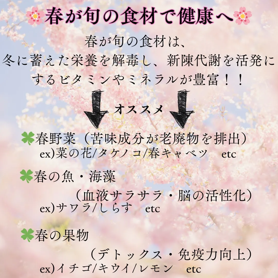 【旬の食材で健康に！】