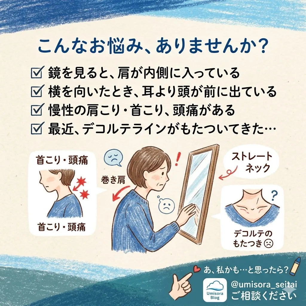 【実年齢より老けて見える…？40代からの姿勢リセット】