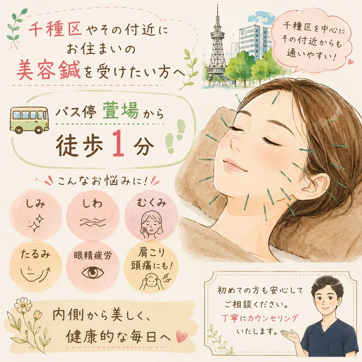 【千種区 美容鍼】