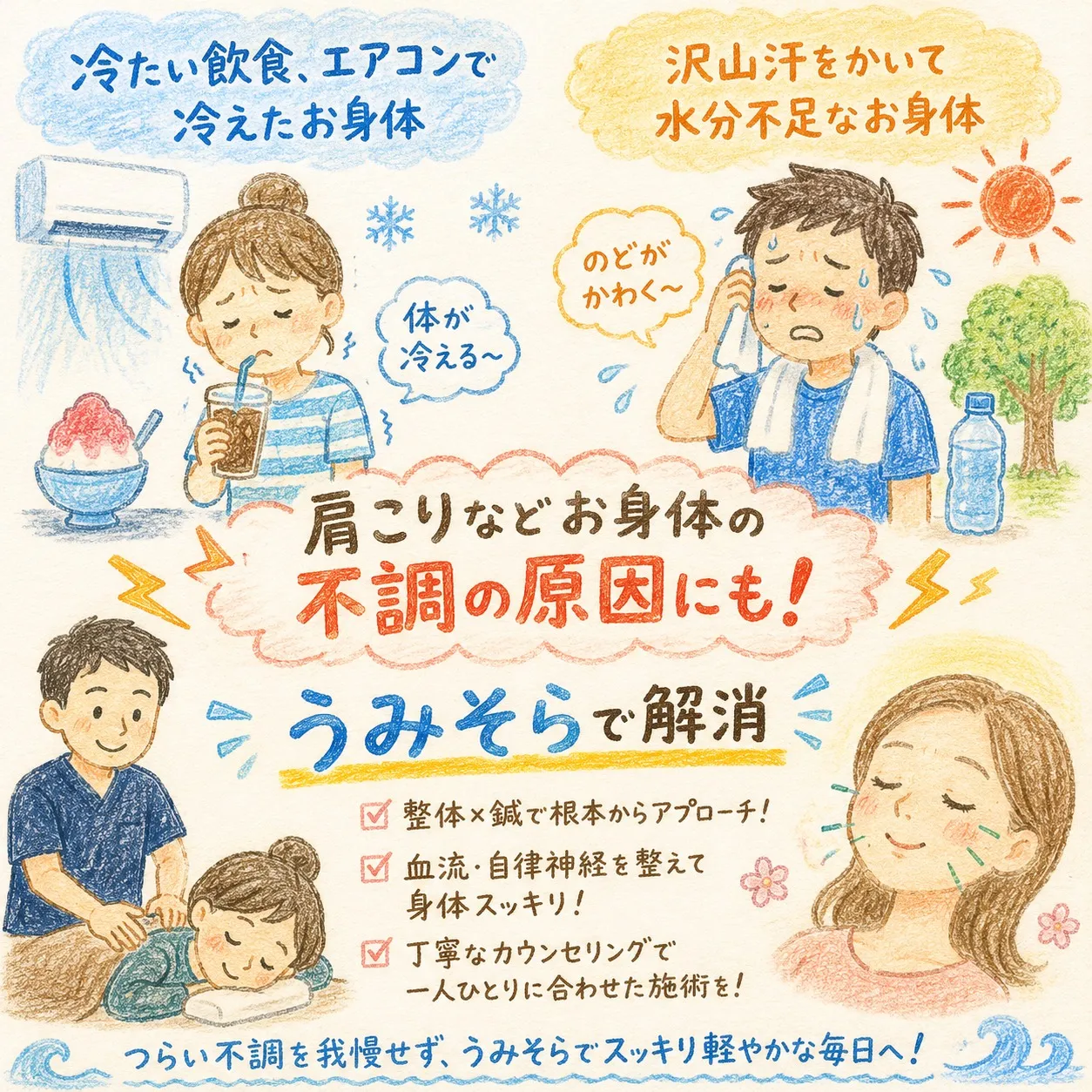 【大曽根 整体 肩こり】