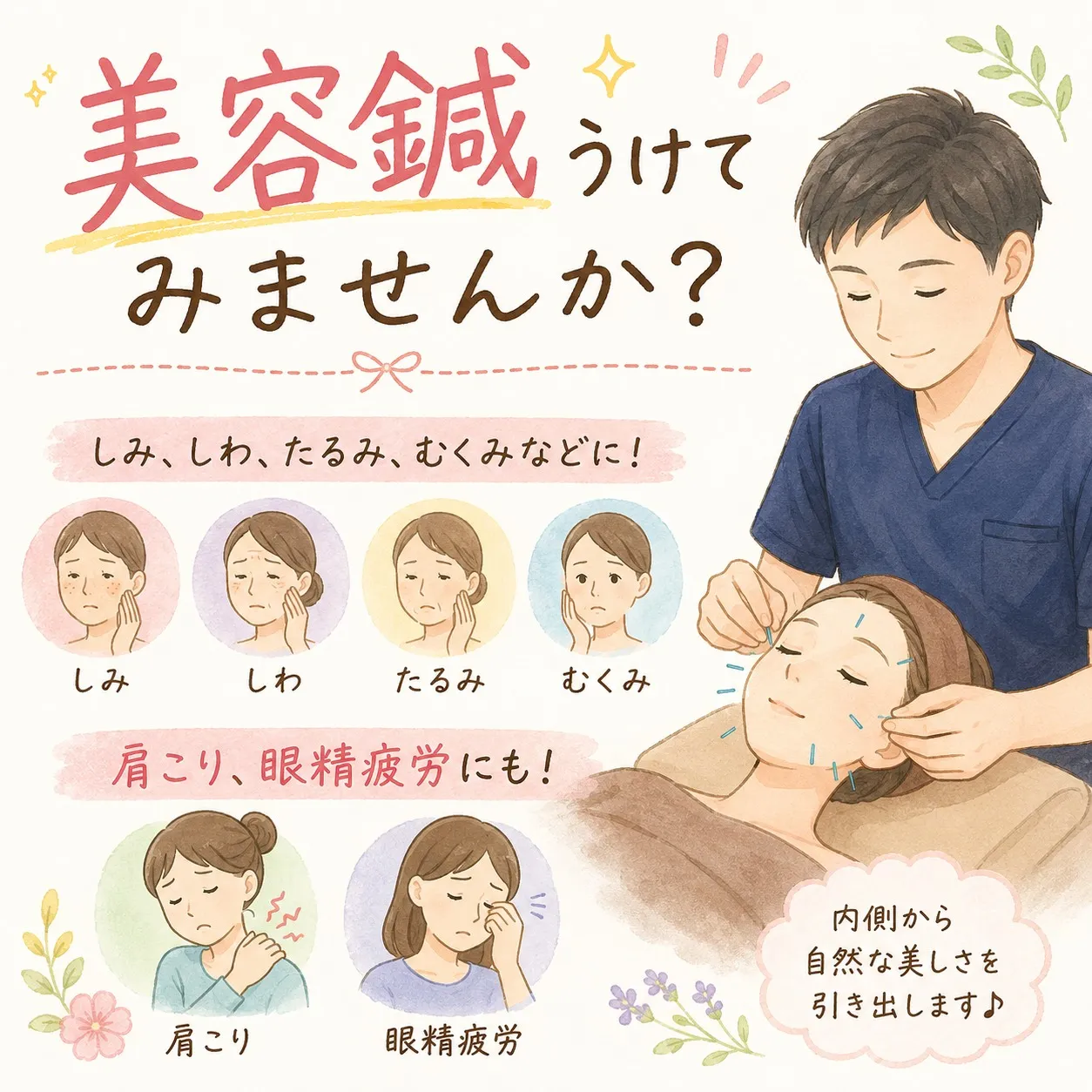 【大曽根 鍼灸 美容鍼】