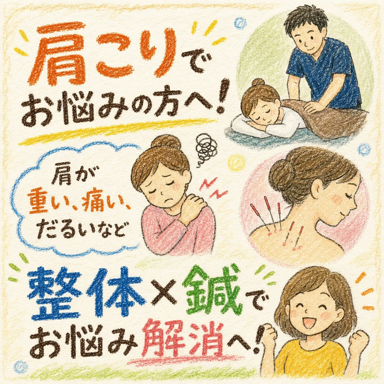 【砂田橋 整体 肩こり】